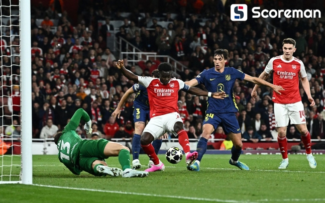‘사카 결승골’ 아스널, ATM전 1-0 승리로 UCL 결승 진출…20년 만에 챔스 결승행